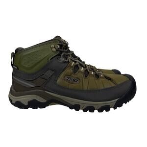 Keen Targhee EXP Mid Hiking Boots Mens 10 Waterproof Leather Olive Green‎ Taupe